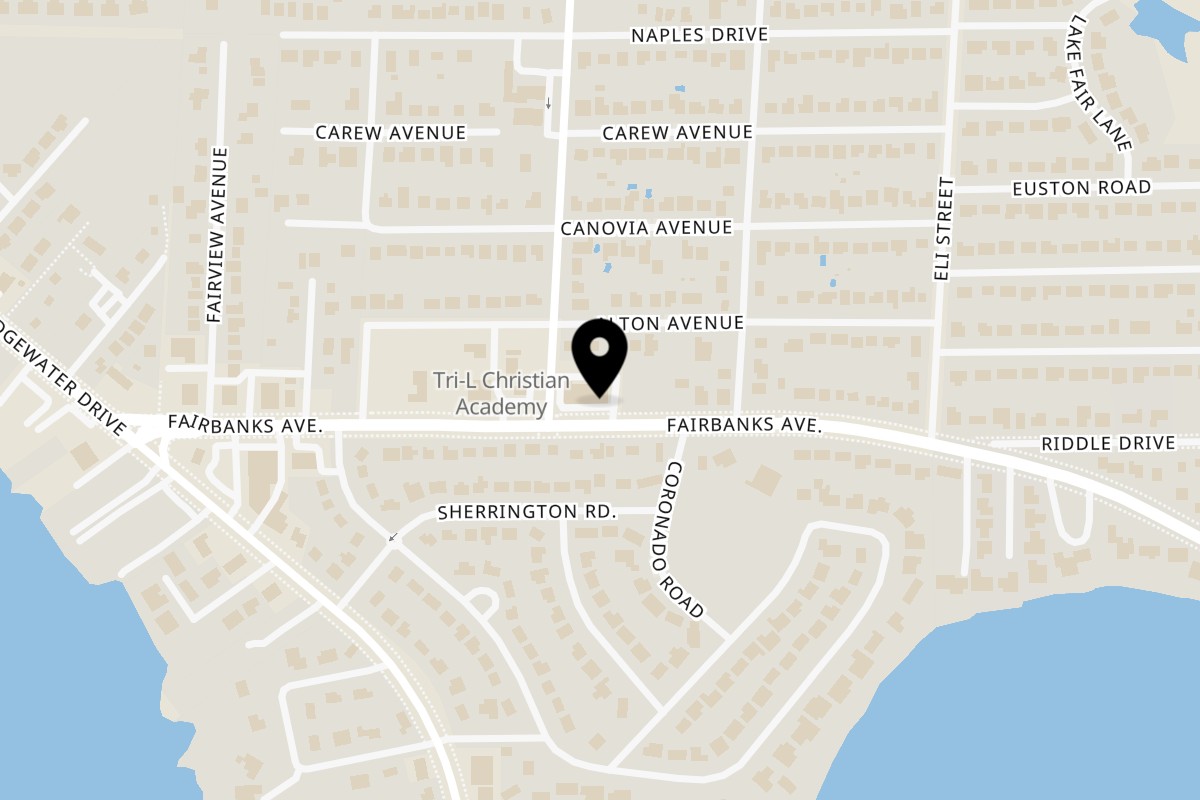 Map showing the location of Quesa Loco Orlando on 971 W Fairbanks Ave in Orlando